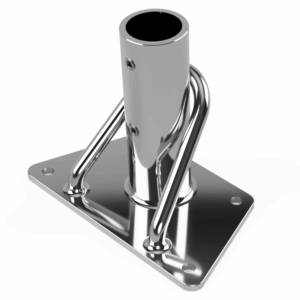 Trapezoid Stanchion Base, 3 deg, Perspective View