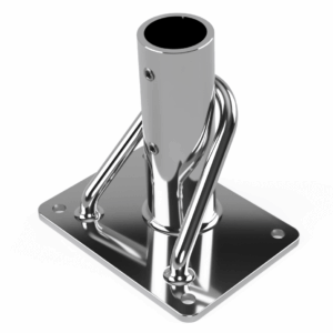 Rectangle Stanchion Base, 3 deg, Perspective View