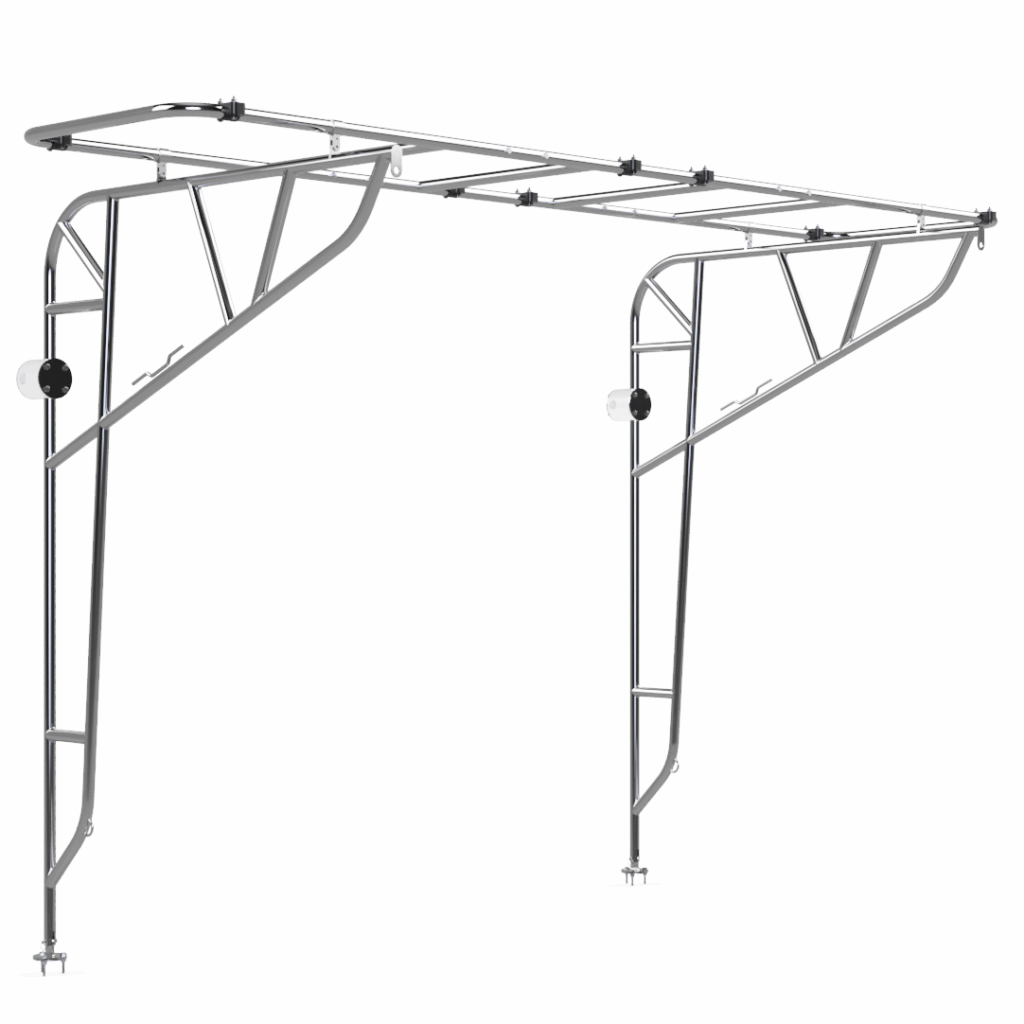 MDSA-370 Solar Arch and Davits perspective view
