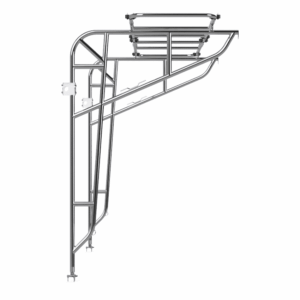 MDSA-600 Solar Arch and Davits side view