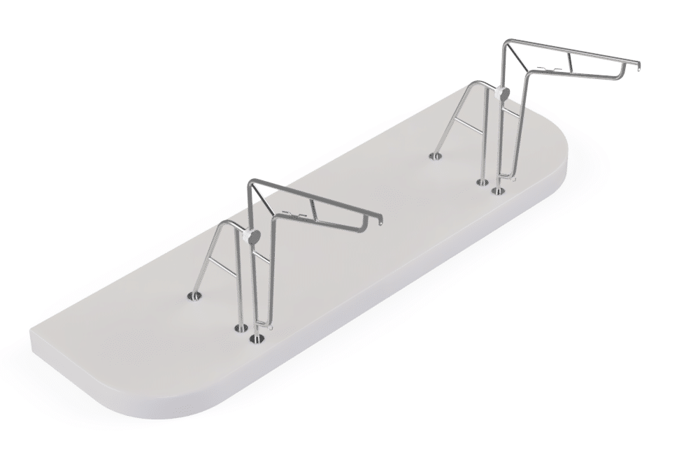 MD-370 Swim Platform Mounted and Removable