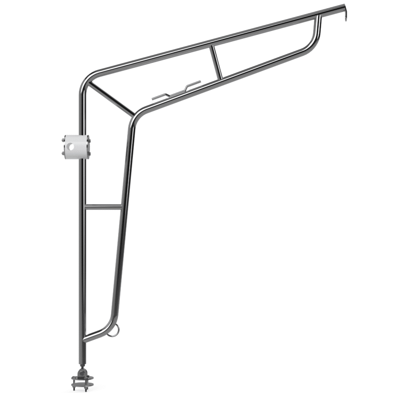 MD-370 Dinghy Davits – Polished Stainless, 370 lb Load